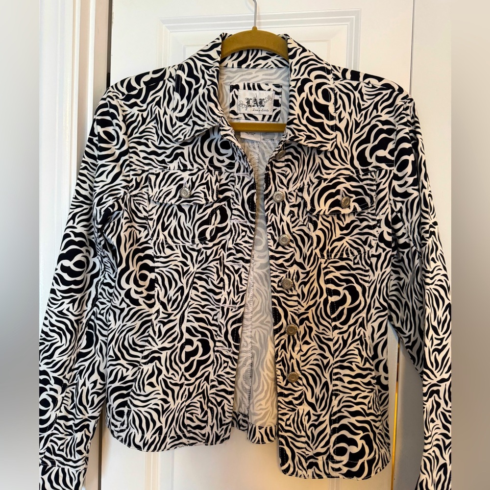 Live a Little Zebra Print Jacket